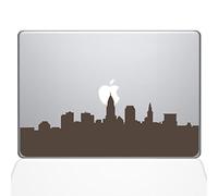 El gurú para Cleveland OH Ciudad Skyline Adhesivo Vinilo Adhesivo, MacBook Air de 11, Color marrón (2356-mac-11 a-Bro)