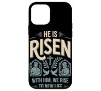 Él ha resucitado con él, Nosotros resucitamos una Nueva Vida Christian Streetwear Carcasa para iPhone 12 Mini
