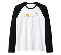 Él ha resucitado. Fe Camiseta Manga Raglan