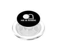 Él ha resucitado Fe Cristiana Pascua Adoración Religiosa a Dios PopSockets PopGrip para MagSafe