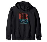 Él ha resucitado Jesús Cristiano Feliz Pascua Sudadera con Capucha