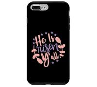 Él ha resucitado ustedes - Feliz día de Pascua Jesús Domingo cristiano Carcasa para iPhone 7 Plus/8 Plus
