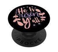 Él ha resucitado ustedes - Feliz día de Pascua Jesús Domingo cristiano PopSockets PopGrip Adhesivo