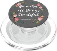 Él Hace Hermosas Todas Las Cosas Eclesiastés 3:11 PopSockets PopGrip para MagSafe
