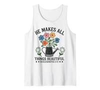 Él Hace Que Todas Las Cosas Hermosas Eclesiastés 3:11 Vintage Camiseta sin Mangas