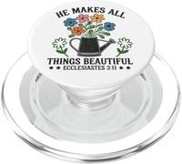 Él Hace Que Todas Las Cosas Hermosas Eclesiastés 3:11 Vintage PopSockets PopGrip para MagSafe