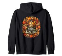 Él Hace Que Todas Las Cosas Sean Hermosas Iglesia de otoño Sudadera con Capucha