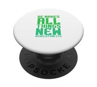 Él Hace Que Todas Las Cosas Sean Nuevas revelaciones 21:5 PopSockets PopGrip Adhesivo
