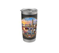 El Havre, Francia, puerto marítimo europeo, patrimonio mundial de la UNESCO Vaso térmico de acero inoxidable de doble pared