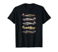 El Hawker Hurricane es un avión de combate británico de la Segunda Guerra Mundial. Camiseta
