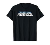 El Hechizo de Letras de depresión presioné inspira a Las víctimas Camiseta