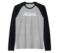 El Hechizo de Letras de depresión presioné inspira a Las víctimas Camiseta Manga Raglan