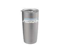 El hechizo de letras de depresión "presioné" inspira a las víctimas Vaso térmico de acero inoxidable de doble pared