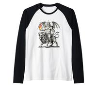 El Heraldo del Caos Asmodeus Camiseta Manga Raglan