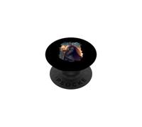 El héroe Caballero Mago con Coraje y Magia. PopSockets PopGrip Adhesivo