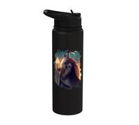 El héroe caballero mago con coraje y magia. Stainless Steel Insulated Water Bottle