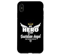El héroe es mi ángel guardián en el Cielo. Me vigilan en Carcasa para iPhone XS MAX