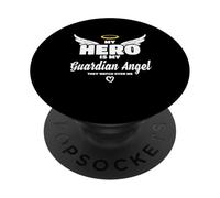 El héroe es mi ángel guardián en el Cielo. Me vigilan en PopSockets PopGrip Adhesivo