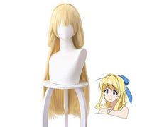 El héroe está dominado pero demasiado cauteloso Ristarte mujeres peluca larga traje de cosplay pelucas de pelo sintético resistente al calor