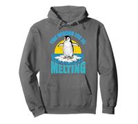 El Hielo se está derritiendo Funny Penguin Political Protest Sudadera con Capucha