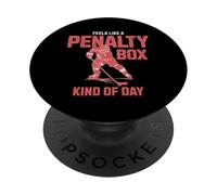 El Hockey Divertido se Siente como un penalti Box Tipo de día PopSockets PopGrip Adhesivo