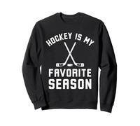 El Hockey es mi Temporada Favorita Humor Divertido Jugador de Hockey Sudadera