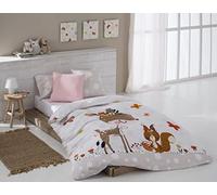 El Hogar de Paula - Juego Funda Nordica Infantil para Cama 105 2 Piezas. Funda nórdica 180x270 Funda Almohada 45x125 Juegos Infantiles nordico Cama 105. 100% Algodón. Fabricado en España. Bambi