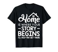 El hogar es donde comienza tu historia Te ayudaré a llegar allí Camiseta