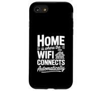 El hogar es Donde el WiFi se Conecta automáticamente Carcasa para iPhone SE (2020) / 7/8