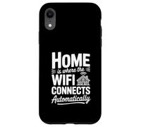 El hogar es Donde el WiFi se Conecta automáticamente Carcasa para iPhone XR