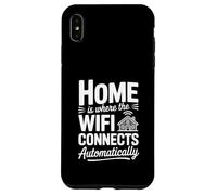 El hogar es Donde el WiFi se Conecta automáticamente Carcasa para iPhone XS MAX