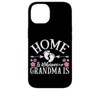El Hogar Es Donde Está La Abuela Está Abuela Nietos Abuela Carcasa para iPhone 14
