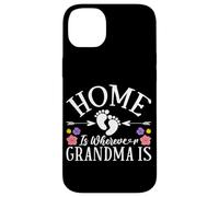 El Hogar Es Donde Está La Abuela Está Abuela Nietos Abuela Carcasa para iPhone 14 Plus