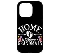 El Hogar Es Donde Está La Abuela Está Abuela Nietos Abuela Carcasa para iPhone 15 Pro