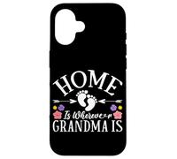 El Hogar Es Donde Está La Abuela Está Abuela Nietos Abuela Carcasa para iPhone 16