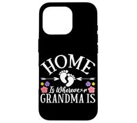 El Hogar Es Donde Está La Abuela Está Abuela Nietos Abuela Carcasa para iPhone 16 Pro