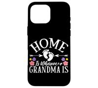 El Hogar Es Donde Está La Abuela Está Abuela Nietos Abuela Carcasa para iPhone 16 Pro MAX
