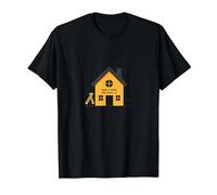 El hogar es Donde está la Escuela educación en casa Mamá Educación Camiseta, Hombre, Negro, 3XL