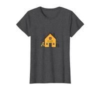 El hogar es Donde está la Escuela educación en casa Mamá Educación Camiseta, Mujer, Jaspeado Oscuro, 3XL