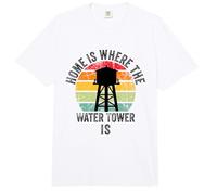 El hogar es Donde está la Torre del Agua, Gilbert Arizona Comfort Colors Adult Heavyweight T-Shirt