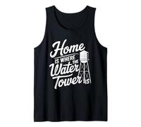 El hogar es Donde está la Torre del Agua Gilbert Arizona Souvenir Camiseta sin Mangas
