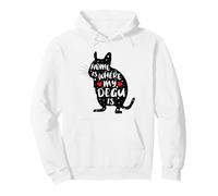 El Hogar Es Donde Está Mi Degu - Lindo Degus Ilustración Sudadera con Capucha
