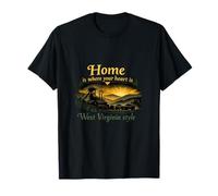 El hogar es Donde está tu corazón - West Virginia Pride Camiseta