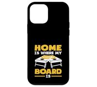 El hogar es donde mi tablero es Cornhole Lover Carcasa para iPhone 12 mini