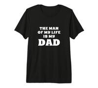 El Hombre de mi Vida es mi papá Divertida Cita Amorosa Hija Camiseta Premium