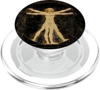 El Hombre de Vitruvio (Uomo Vitruviano) de Leonardo da Vinci PopSockets PopGrip para MagSafe