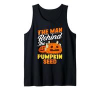 El Hombre detrás de la semilla de Calabaza Halloween Embarazo Hombres Papá Camiseta sin Mangas