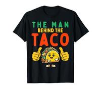 El hombre detrás del embarazo de tacos Cinco De Mayo Papá Futuro Camiseta