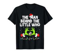 El Hombre detrás del pequeño Que Navidad Embarazo Camiseta