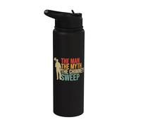 El hombre el mito el barrido de la chimenea Stainless Steel Insulated Water Bottle